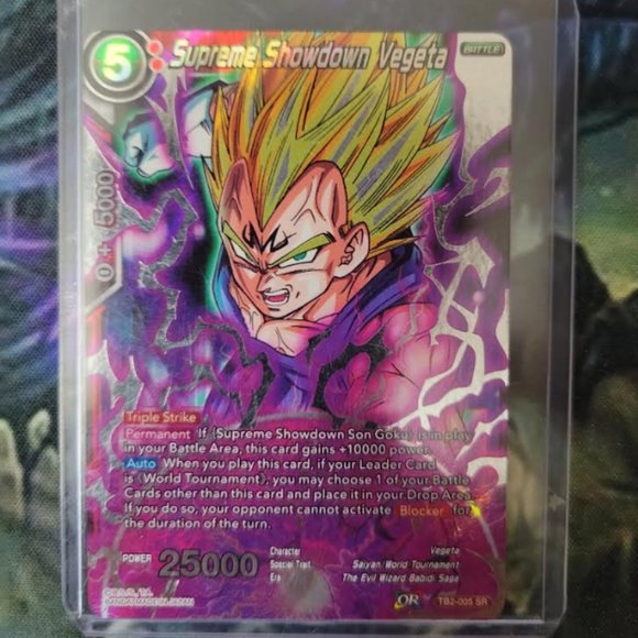 Supreme Showdown Son Goku & Vegeta Card set, Dragon Ball Super Cards, Super Rare - Picture 4 of 5